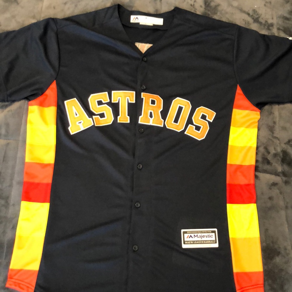 Majestic cool base astros springer jersey